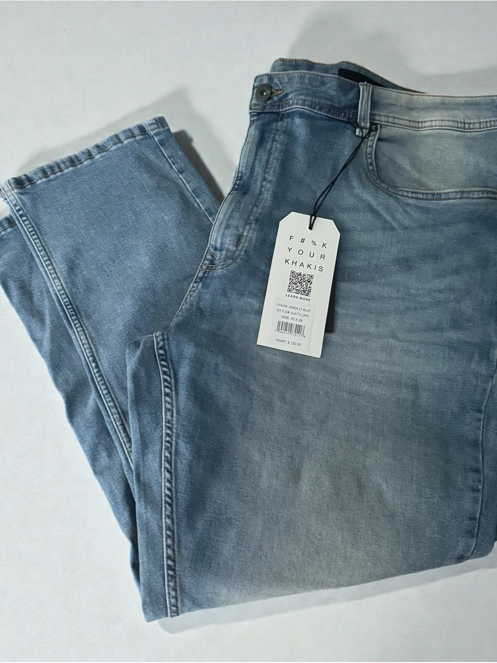 The Perfect Jean Mens 42 x 28 Big & Tall: Short Inseam Oversized Super Stretch